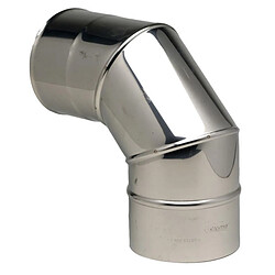 T.E.N coude 90 degrés - 3 parties - en inox 304 - diamètre 125 mm - ten 262125