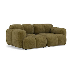 Lisa design canapé modulable 2 places - Olive
