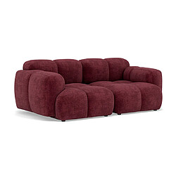 Lisa design Grace canapé modulable - Prune