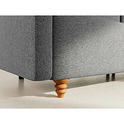 Acheter Bestmobilier Calypso - canapé d'angle réversible 4 places convertible avec coffre en tissu