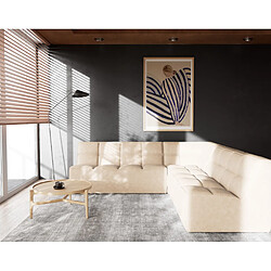 Lisa design Canapé modulable d'angle Alya - Beige