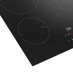 Table de cuisson induction 60cm 3 feux 7200w noir - HII63402MT - BEKO pas cher