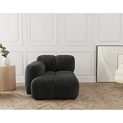 Lisa design canapé module assise gauche Grace - Anthracite