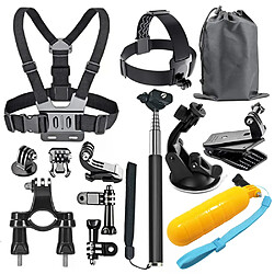 Kit accessoires caméra sport GoPro - Noir