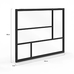 Acheter Idmarket VERRIERE GEOMETRIQUE 93X108 CM