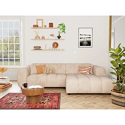 Lisa Design Curtis - canapé d'angle droit 4 places en simili