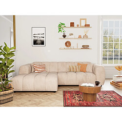 Lisa Design Curtis - canapé d'angle gauche 4 places en simili