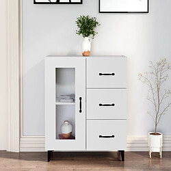 vidaXL Buffet blanc 69,5x34x90 cm bois d'ingénierie