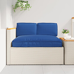 vidaXL Set de coussins de palette 3 pcs Bleu royal 120 x 80 x 12 cm