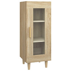 vidaXL Buffet Chêne sonoma 34,5x34x90 cm Bois d'ingénierie