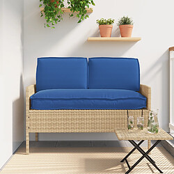 vidaXL Set de coussins de palette 3 pcs Bleu royal 120 x 50 x 12 cm
