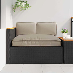 vidaXL Set de coussins de palette 3 pcs Taupe 120 x 80 x 12 cm