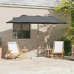 vidaXL Parasol de jardin Anthracite 370 x 197 x 239 cm