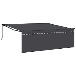 vidaXL Auvent Rétractable Anthracite 400 × 300 cm