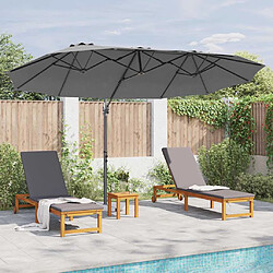 Acheter vidaXL Parasol Anthracite 372 x 198 x 243 cm Polyester et Aluminium