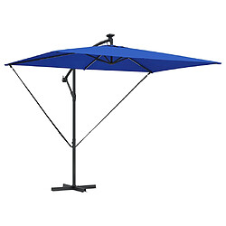 vidaXL Parasol Azur 294 x 200 x 270 cm Polyester et Aluminium
