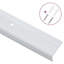 Avis vidaXL Nez de marche 30 pcs Argenté 67 x 3.5 x 3 cm Aluminium