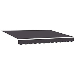 Acheter vidaXL Auvent Rétractable Rayé Anthracite 300 x 200 cm tissu