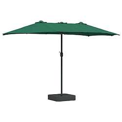 vidaXL Parasol de jardin Vert 385 x 209 x 244 cm Polyester