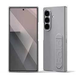 Samsung Coque pour Samsung Galaxy Z Fold 7 en Silicone avec Support et Protections Écran Argent pas cher