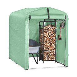 SoBuy Abri de Jardin Imperméable avec Crochets, Garage Vert