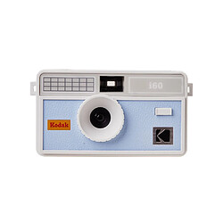 KODAK i60 - Appareil Photo Argentique Réutilisable 35 mm, Objectif 31 mm f/10, Flash Pop-Up Manuel, Compatible ISO 200/400/800, Design Rétro Léger, Viseur Optique - Bleu Clair