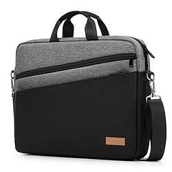 Sac à ordinateur portable résistant, compatible avec les ordinateurs portables de 15,6 pouces, couleur gris GÉNÉRIQUE Sac à ordinateur portable résistant, compatible avec les ordinateurs portables de 15,6 pouces, couleur gris
