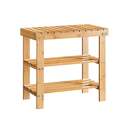 SoBuy Meuble à Chaussures FSR02-K-N Noir 54×24×82cm