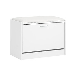 SoBuy Meuble à Chaussures FSR16-W Blanc 60×30×48cm