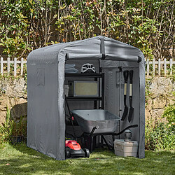 SoBuy Abri de Jardin Imperméable avec Crochets, Garage en Gris
