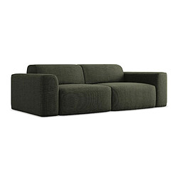 makamii Canapé modulable 3 places en tissu texturé - KELI