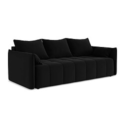 makamii Canapé 3 places convertible en velours - MOKU