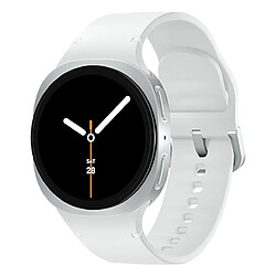 Samsung Galaxy Watch 8 3,3 cm (1.3") AMOLED 40 mm Numérique 438 x 438 pixels Écran tactile Argent Wifi GPS (satellite) 