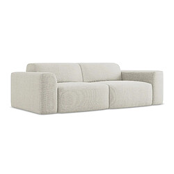 Makamii Canapé modulable 3 places velours - Bleu