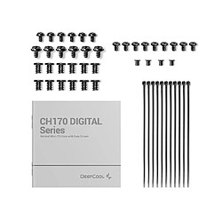 Boîtier PC tour DeepCool R-CH170-BKNPI0D-G-1 Noir pas cher