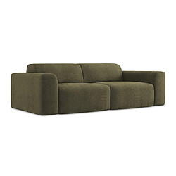 makamii Canapé modulable 3 places en tissu texturé - KELI