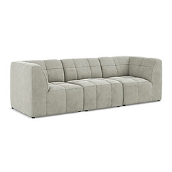 makamii Canapé modulable 3 places en velours - ALOHA