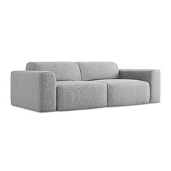 makamii Canapé modulable 3 places en tissu texturé - KELI