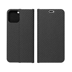 Coque à rabat Luna Carbon pour Xiaomi Redmi Note 10 5G/M3 Pro en noir