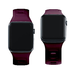 Avis Bracelet en silicone Apple Watch 3MK 38/40/41mm Mulberry
