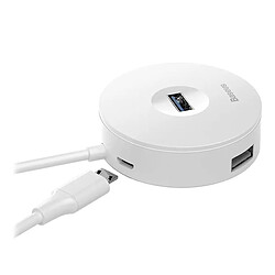 Baseus Hub USB 3.0 4 ports - Blanc