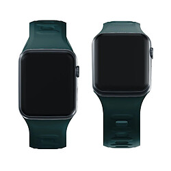 Avis Bracelet en silicone Apple Watch 3MK 38/40/41mm Evergreen