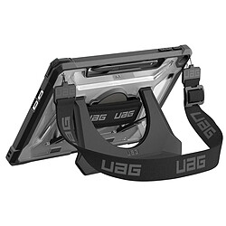 UAG Coque pour Microsoft Surface Pro 12 Plasma avec Poignée Rotative et Support Noir transparent