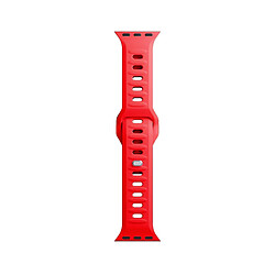 Bracelet en silicone 3MK pour Apple Watch 42/44/45/49mm Rouge
