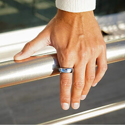 Magneticland Bague fitness connectée argent - taille 62-63 (FR)
