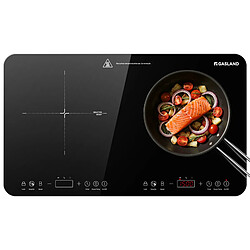 GASLAND IH582BTA Plaque induction double 3500W, Plaque induction mobile 2 zones 10 niveaux Boost