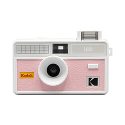 KODAK i60 - Appareil Photo Argentique Réutilisable 35 mm, Objectif 31 mm f/10, Flash Pop-Up Manuel, Compatible ISO 200/400/800, Design Rétro Léger, Viseur Optique - Rose Clair- RECONDITIONNE