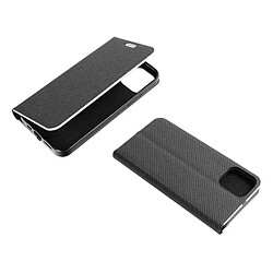 Coque à rabat Luna Carbon pour Xiaomi Redmi Note 10 5G/M3 Pro en noir
