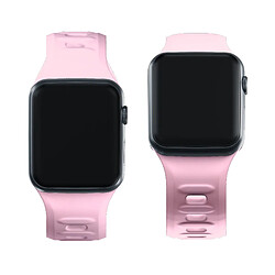 Avis Bracelet en silicone Apple Watch 3MK 38/40/41mm rose