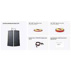 Panneau Solaire EcoFlow HeatGuard 256W pour Tesla Model 3 pas cher